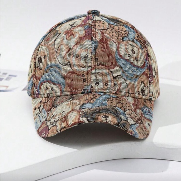 ✨ Teddy Bear Tapestry Hat & Matching Tote Bag Set ✨ - Picture 2 of 9